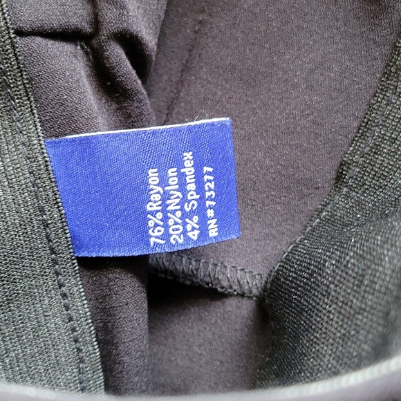 Apt. 9 Brynn Millennium Pull-On Bootcut Dress Pants w/ tummy control black - Picture 7 of 7